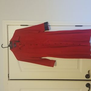 Red Swing corduroy dress